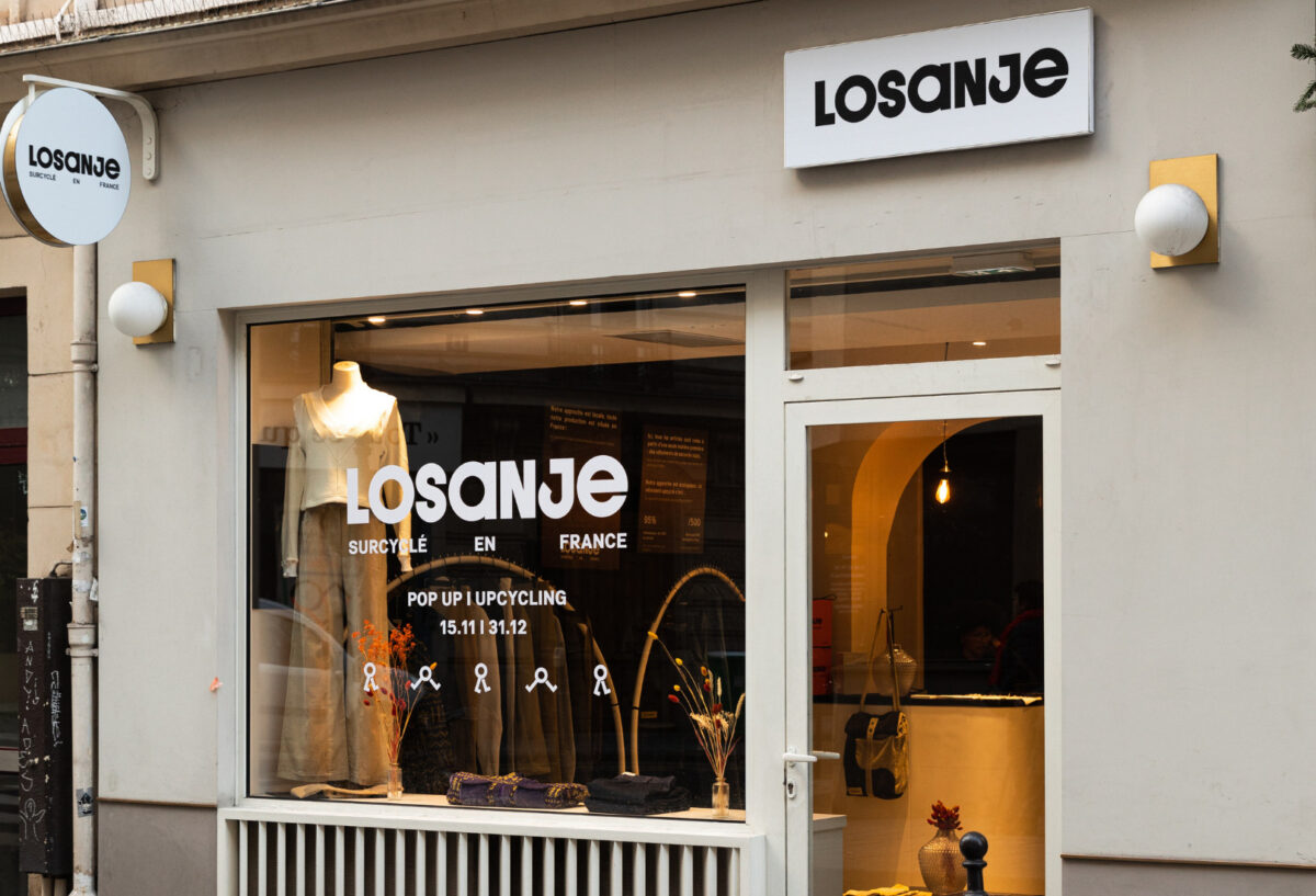 Losanje marque de mode upcyclée ouvre son pop-up store dans le Marais
