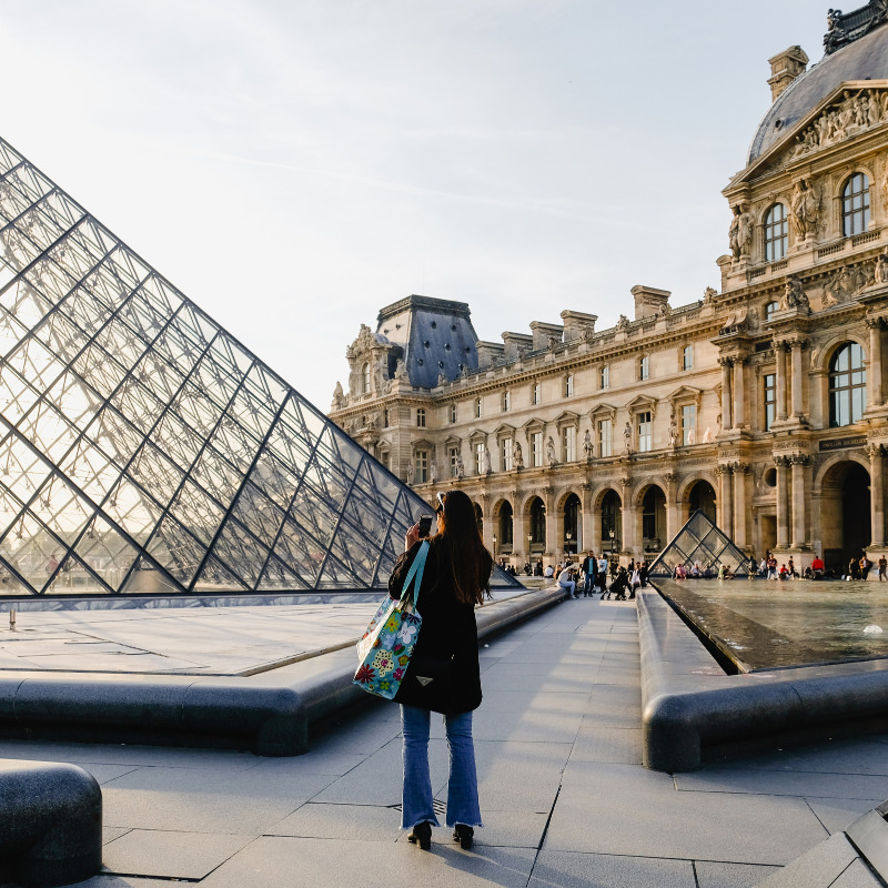 **Visite du Louvre** à Paris 
